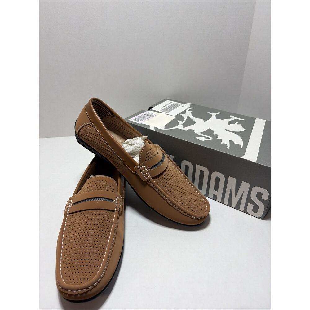 Stacy Adams Men's shoes loafers Corby TAN Size 13 NEW